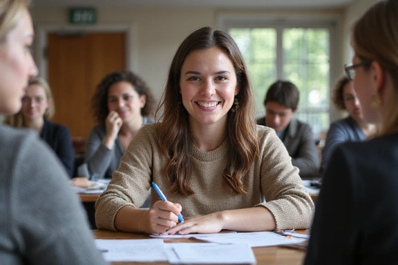 Anna bei einem Workshop der SpiritElevate Academy