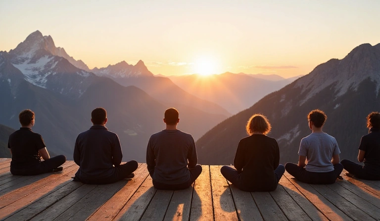 Meditationsretreat in den Alpen