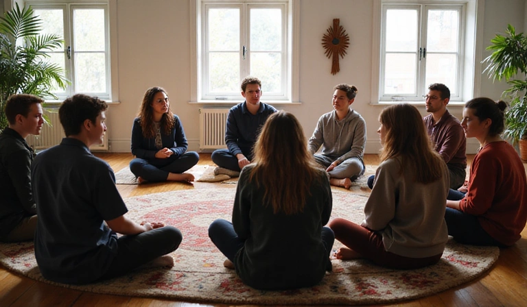 Gruppenarbeit in einem Kurs